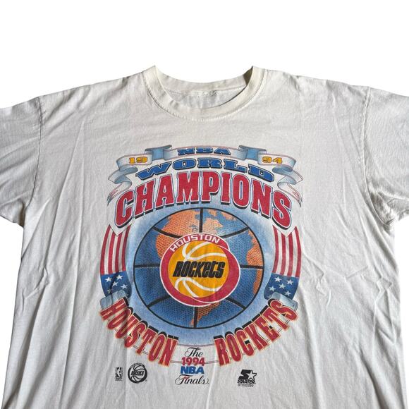 Houston Rockets Championship t-shirt Vintage 90s - Picture 2 of 4